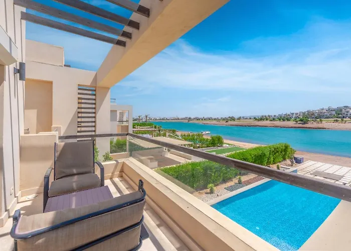 Joubal Lagoon Ii 4-bedroom With Private Pool & Lagoon Views * Hurgada